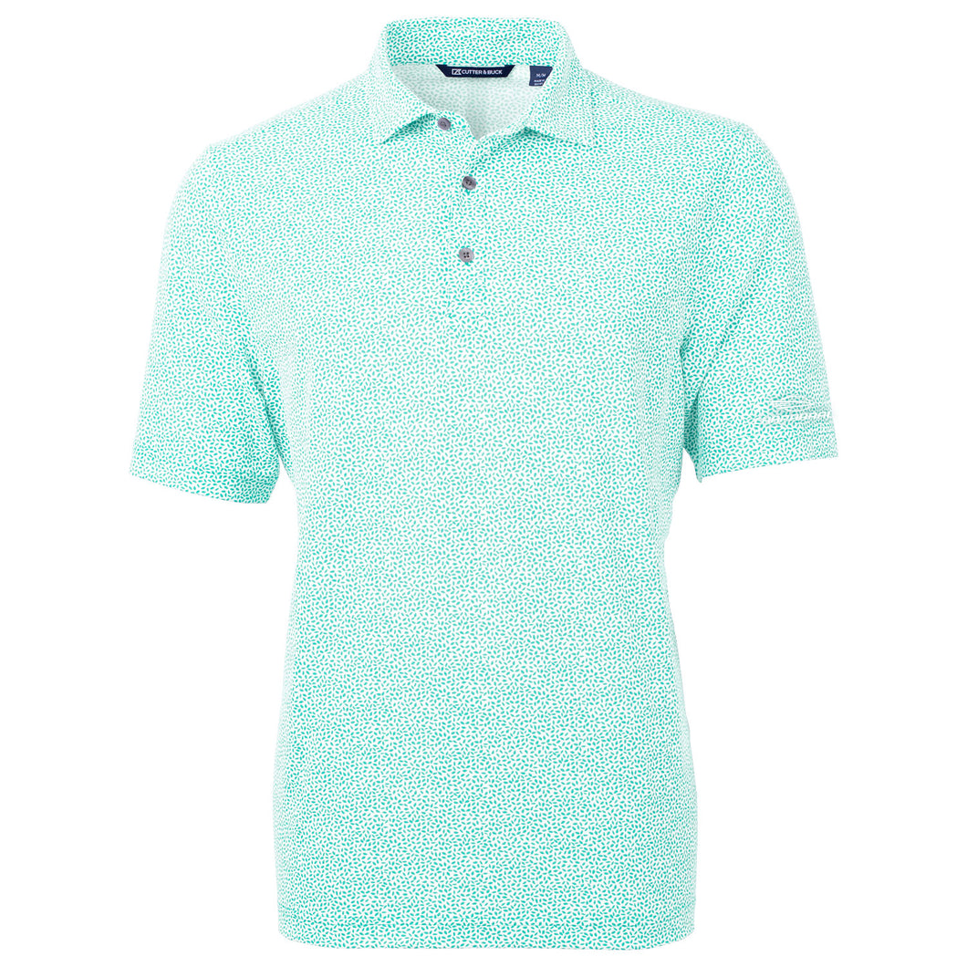CBS192 Botanical Print Recycled Mens Polo