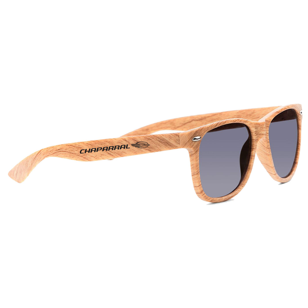 CBAS44 Faux Wood Sunglasses